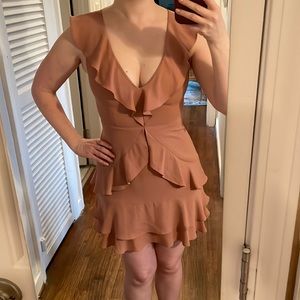 Express Rose Blush Wedding Cocktail Dress